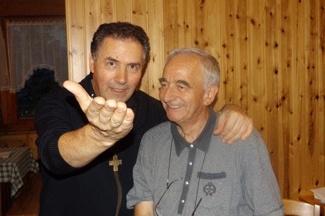 don Guerrino con il R.M. don Artime