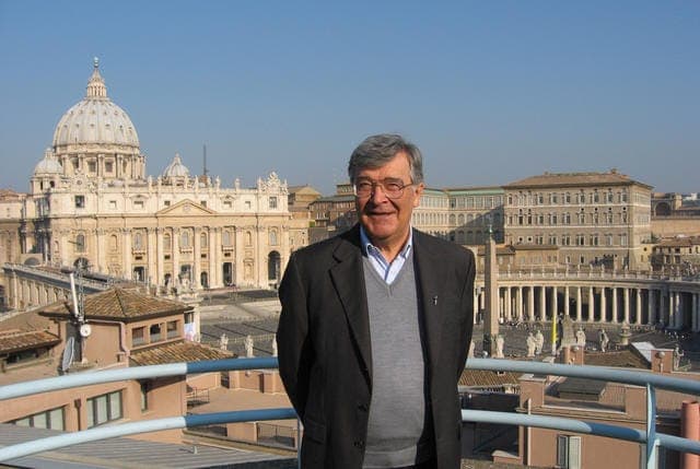 don Bruno Canova nel periodo di permanenza a Roma