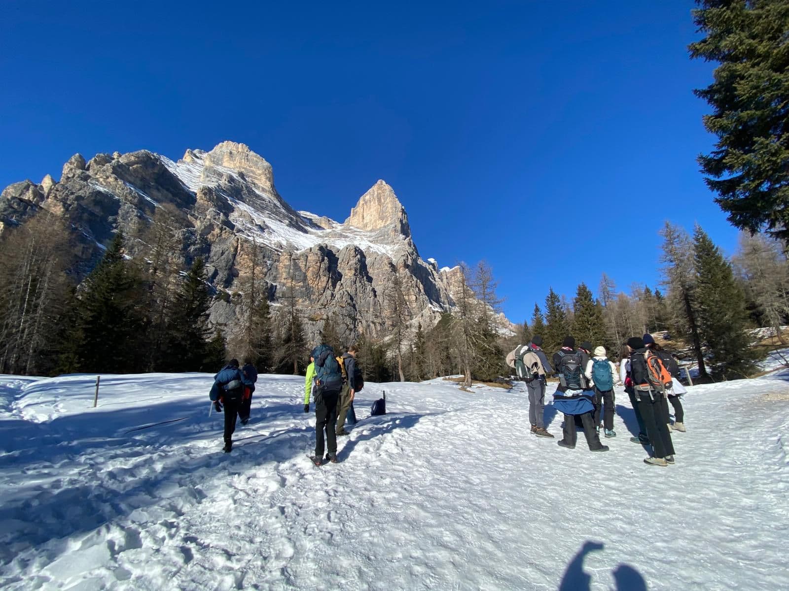 L'alta squadriglia sulla neve!