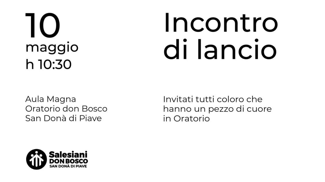 Primo incontro in preparazione al Centenario dell’Oratorio