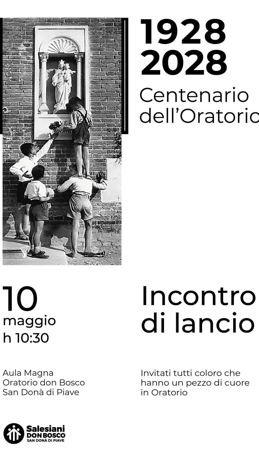 Primo incontro in preparazione al Centenario dell’Oratorio